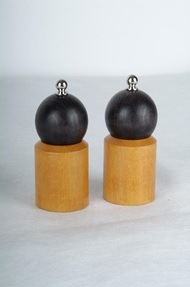 2 mlýnky na sůl a pepř Gerti Gundel 8 dřevo 11,5cm